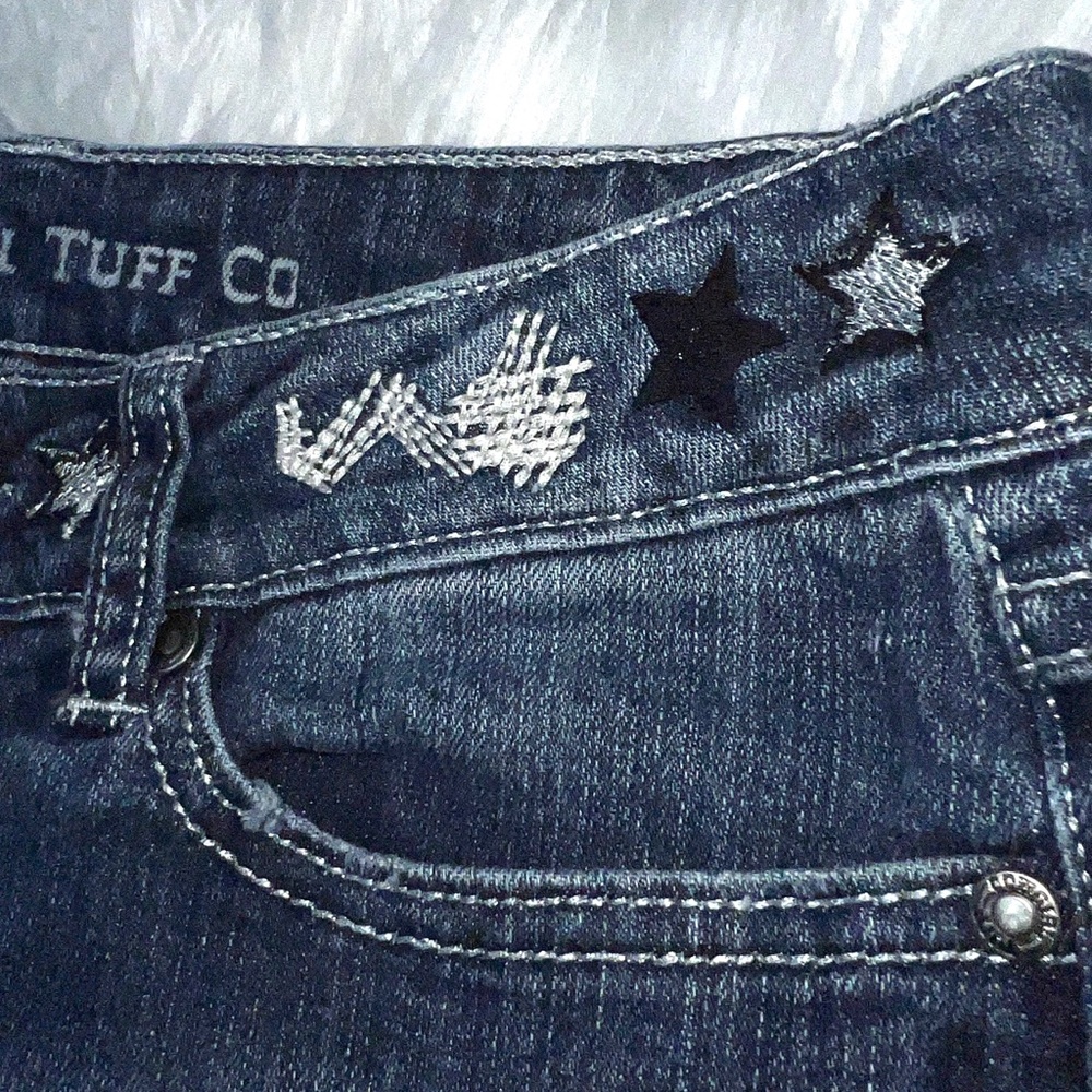 🚫SOLD! 🤠👖|•COWGIRL TUFF•| Star Struck Capri Jeans👖🤠 - Picture 9 of 14